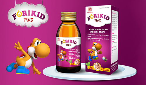 Forikid TW3 giúp hỗ trợ tiêu hóa cho trẻ biếng ăn