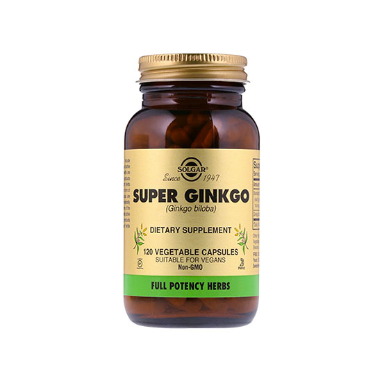 Thuốc bổ cho người thiếu máu não Super Ginkgo Solgar