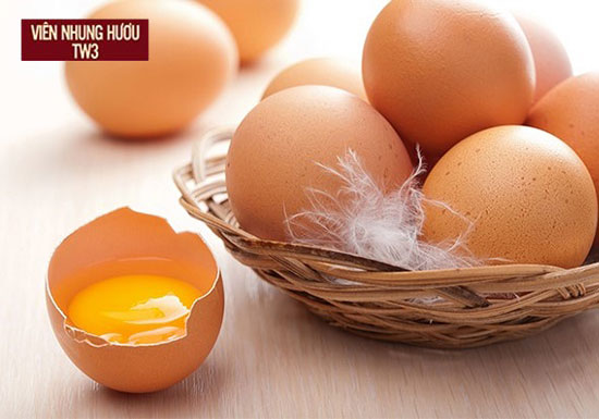 Trứng có hàm lượng dinh dưỡng cao, rất tốt để người thiếu máu phục hồi sức khỏe