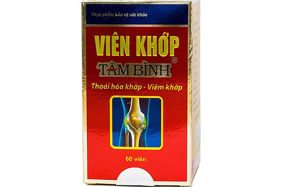 VIên khớp Tâm Bình luôn nằm trong TOP 20 "sản phẩm vàng" Việt Nam